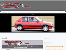 Tablet Screenshot of cablageautocollection.com